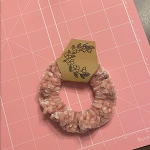 Velvet scrunchie